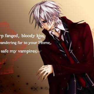 Cool vampire anime boy wallpaper