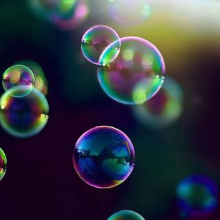 iPhone bubble wallpaper