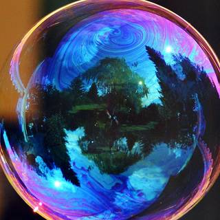 iPhone bubble wallpaper