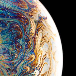 iPhone bubble wallpaper