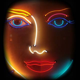 Aesthetic neon horizontal wallpaper