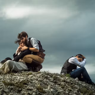 Man and woman wallpaper