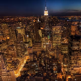 Manhattan view computer desktop wallpaper