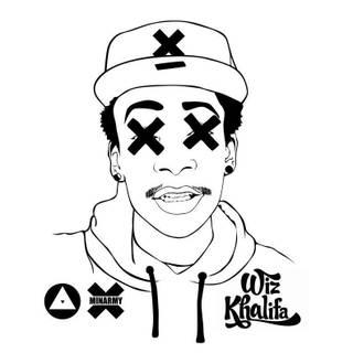 Wiz Khalifa cartoon wallpaper