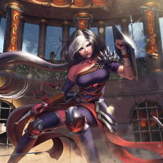 Women fighting wallpaper