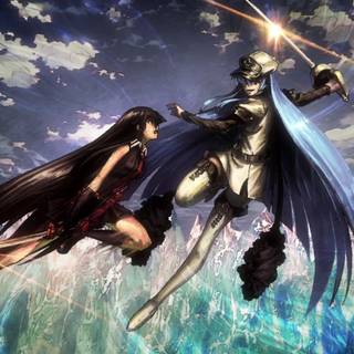 Women fighting wallpaper