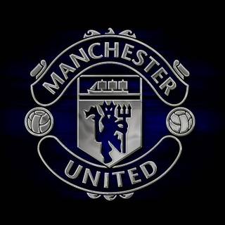Manchester United black HD wallpaper