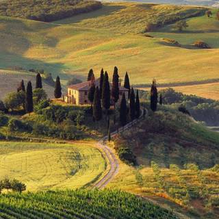 Tuscany landscape wallpaper