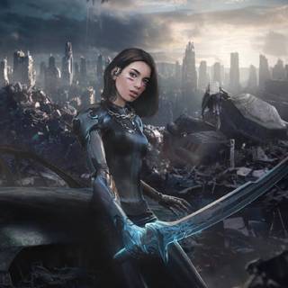 Alita HD Android wallpaper