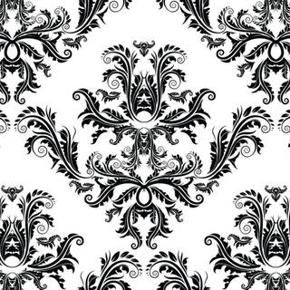 White pattern wallpaper