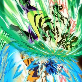 Broly vs Goku wallpaper