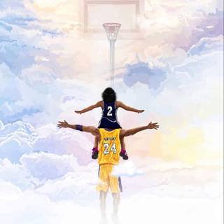 Kobe and Gigi wallpaper