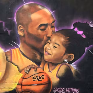 Kobe and Gigi wallpaper