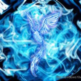 Blue Phoenix wallpaper