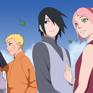 Sakura and Sasuke wallpaper