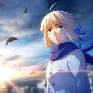 Saber Fate/stay night wallpaper