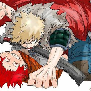 Kirishima and Kacchan wallpaper