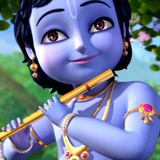 Little Krishna HD wallpaper