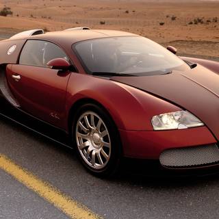 Red Bugatti wallpaper