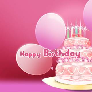 Happy birthday girl wallpaper