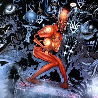 Larfleeze DC comics wallpaper