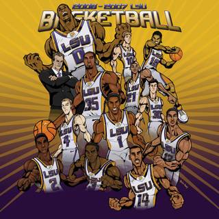 Basketball cartoon wallpaper