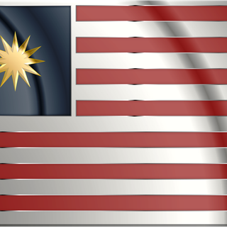Malaysia vintage flag wallpaper