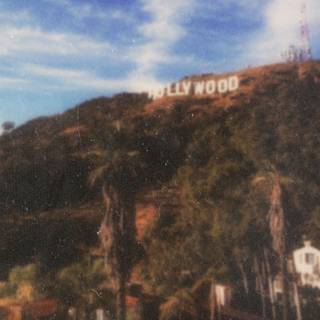 California Los Angeles retro wallpaper