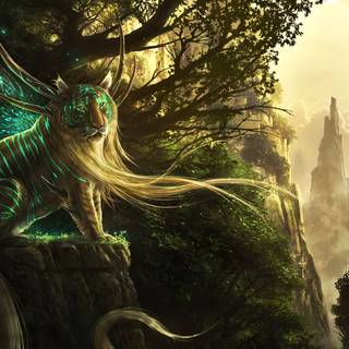 Mythical animals wallpaper