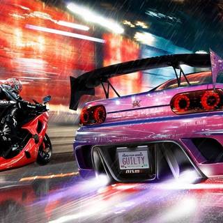 Car tuning wallpaper