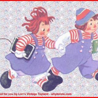 Raggedy Ann and Andy wallpaper