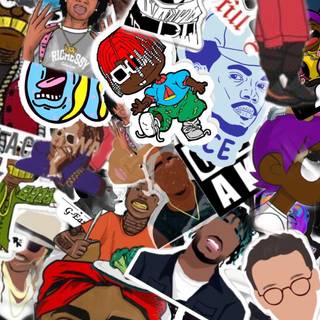 Cartoon rapper wallpaper