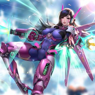 D.Va Overwatch wallpaper