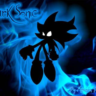 Super Dark Sonic wallpaper