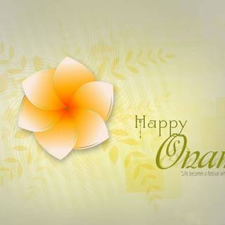 Happy Onam desktop wallpaper