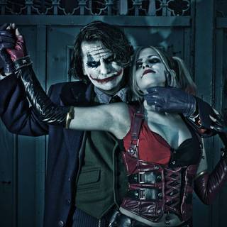 Joker and Harley Quinn desktop wallpaper