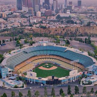 Dodger Stadium iPhone wallpaper