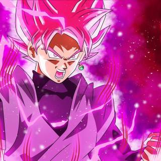Black Goku Rosé wallpaper