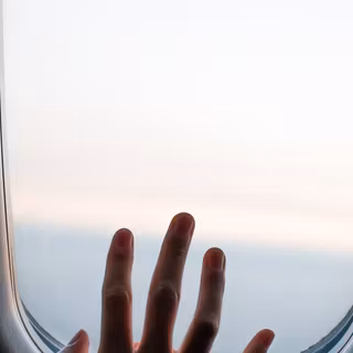 Airplane window wallpaper