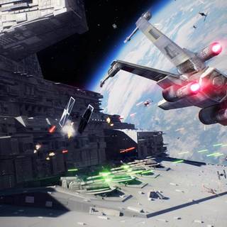 Space battles movies wallpaper