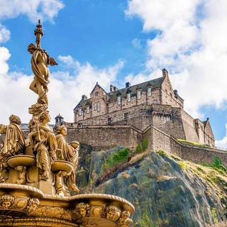 Edinburgh castle wallpaper