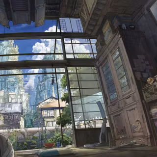 Anime house wallpaper