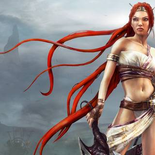 4k games girl wallpaper