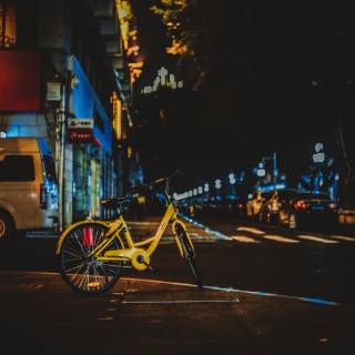 Neon bike wallpaper