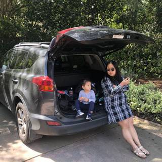 Masked car girl wallpaper