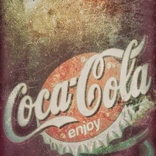 Coca Cola vintage logo wallpaper