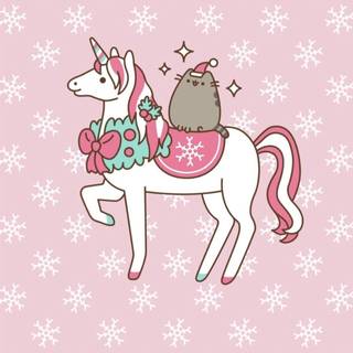 Cat unicorn wallpaper