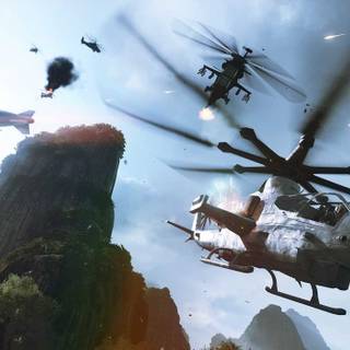 Stealth helicopter wallpaper