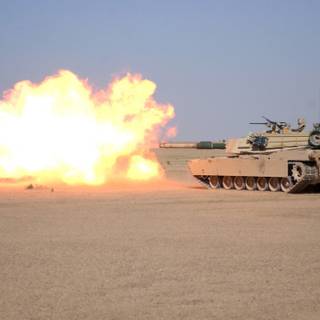 Firing cannons wallpaper