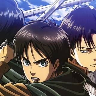 Levi and Eren Attack On Titan wallpaper